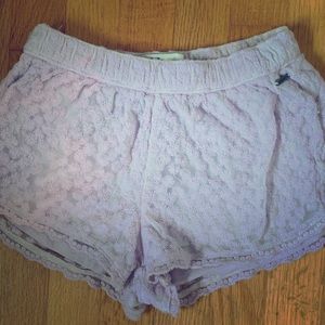 Crochet abercrombie shorts!